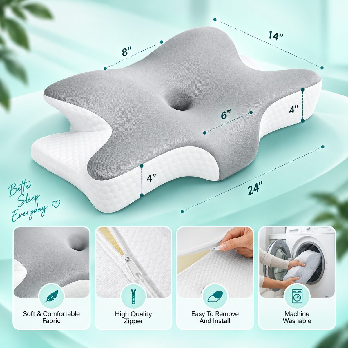 OCTAGUM™ CoolRest Pillow